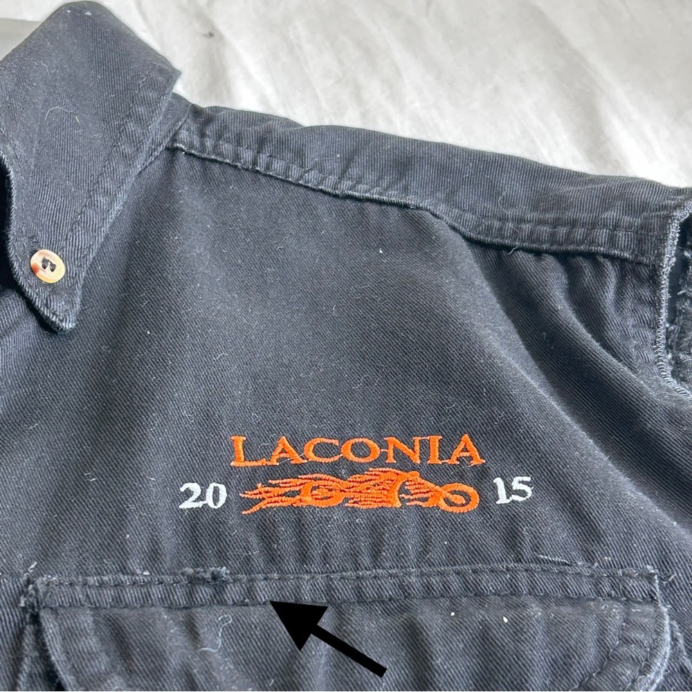 Vance Biker Wear Laconia 2015 Vest Button Down Shirt - Picture 12 of 13